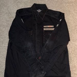 Harley Davidson Button Down